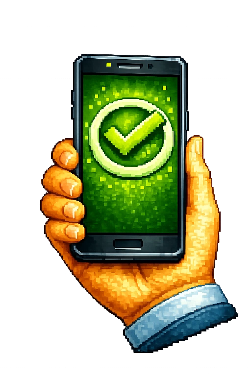 Hlasovanie pre ZenZone Minecraft server na mobilnom telefóne